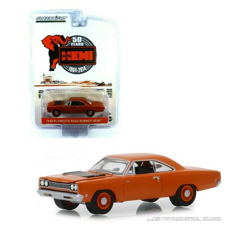 GREENLIGHT 1968 PLYMOUTH ROAD RUNNER HEMI