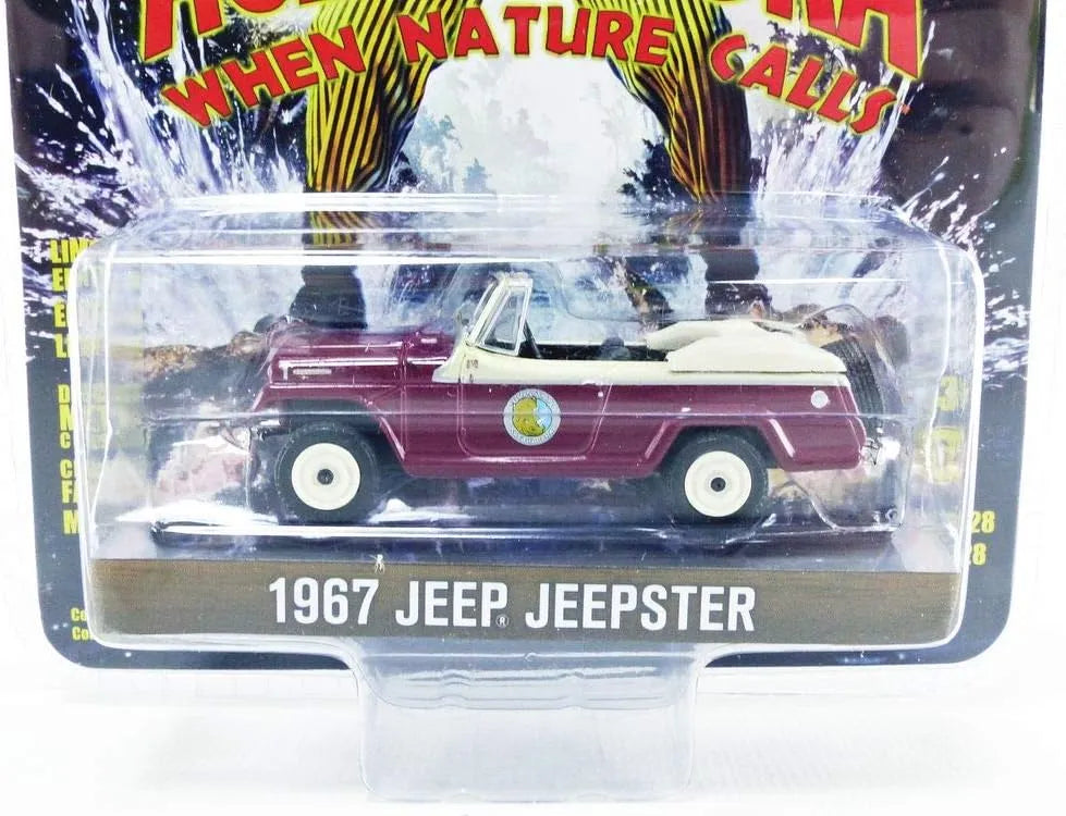 GREENLIGHT JEEP JEEPSTER CONVERTIBLE ACE VENTURA WHEN NATURE CALLS (CHASE VERSION)