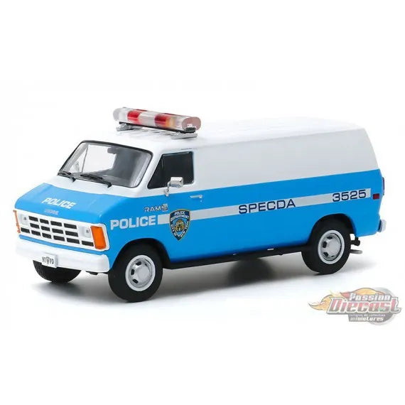 GREENLIGHT 1987 DODGE RAM B250 VAN N.Y.P.D