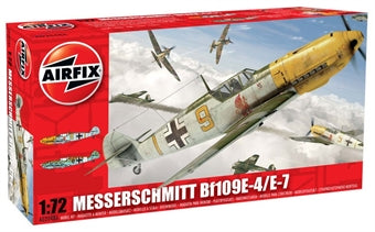 AIRFIX MESSERSHMITT BF109E WITH LUFTWAFFE MARKING TRANSFERS