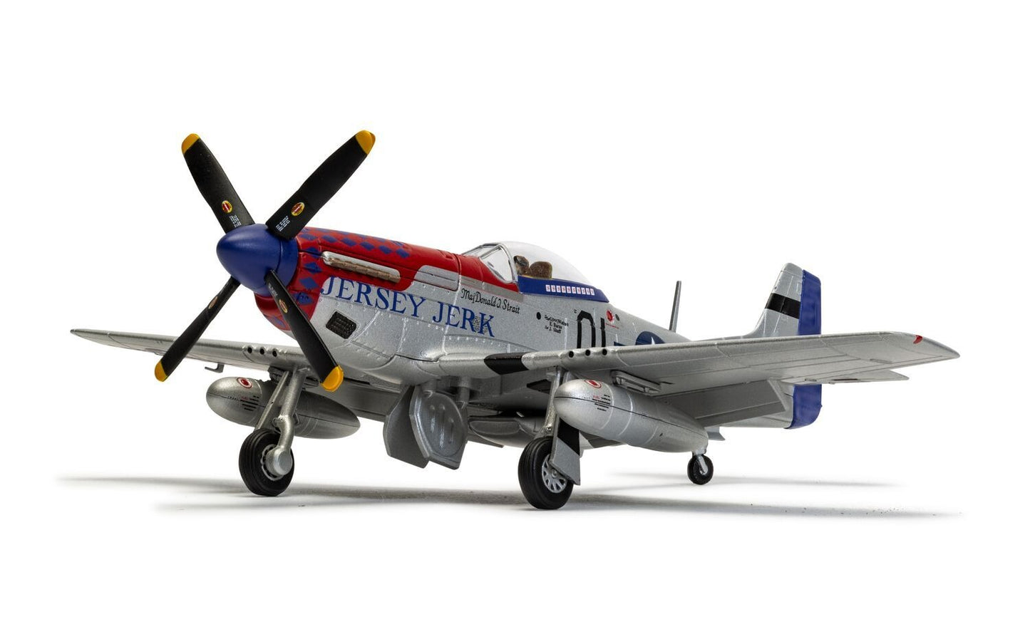 CORGI P-51D MUSTANG "JERSEY JERK" 356TH USAAF MAJOR DONALD STRAIT 1945