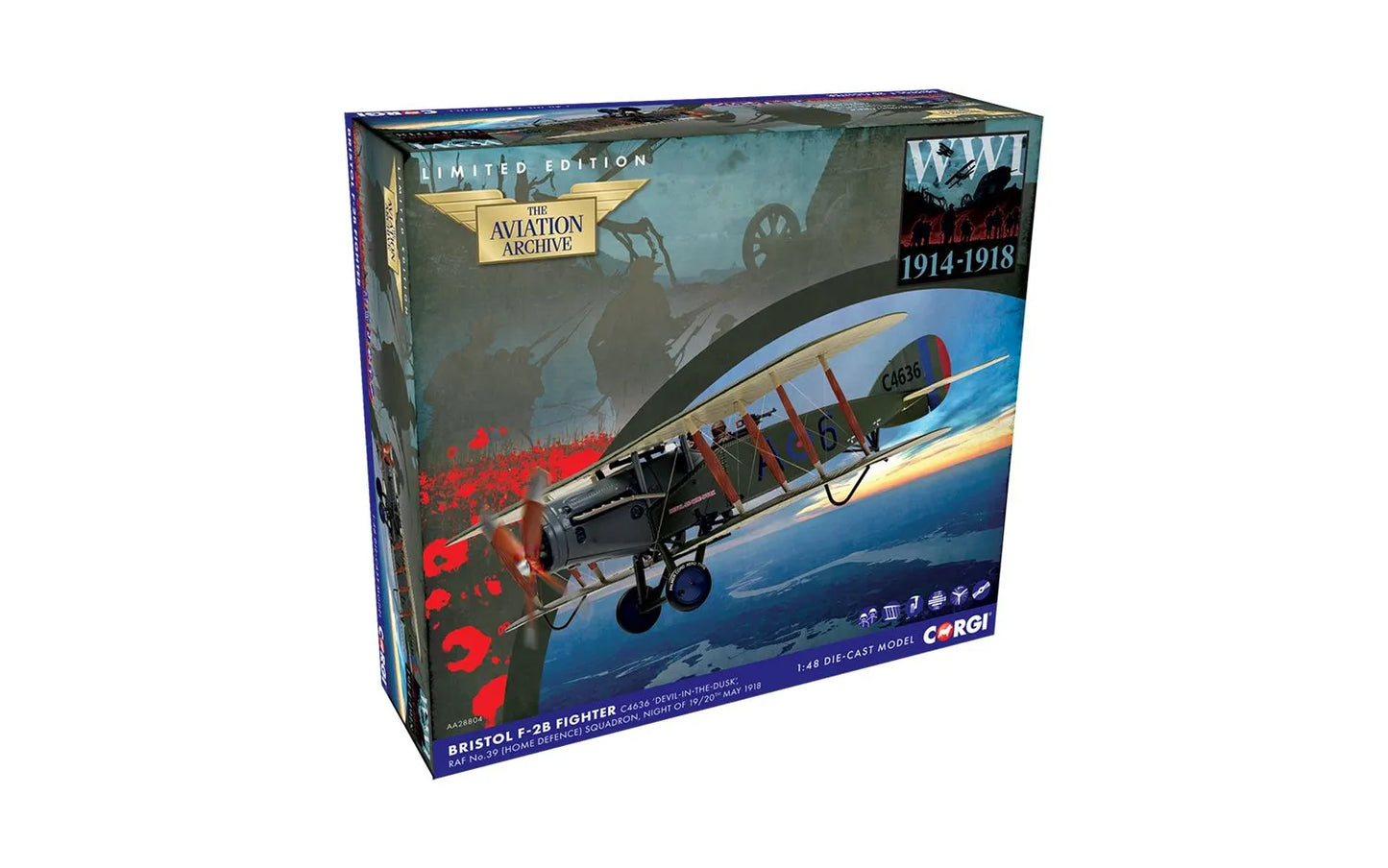 CORGI F-2B FIGHTER C4636 "DEVIL IN THE DUSK"