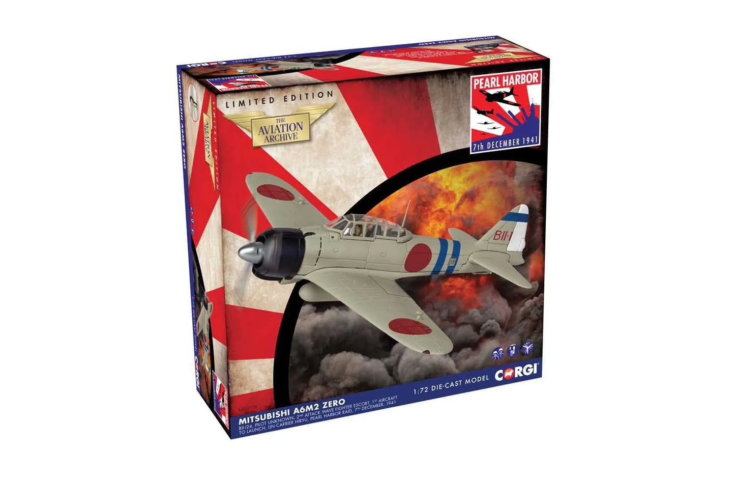 CORGI MITSUBISHI ZERO A6M PEARL HARBOR