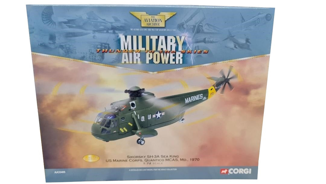CORGI SH-3A SEA KING USMC MCAS QUANTICO VA, 1970