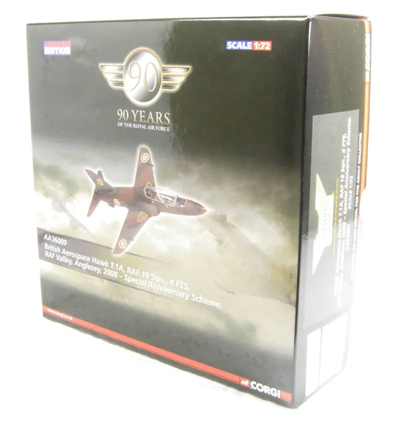 CORGI BAE HAWK T.1A RAF SPECIAL ANNIVERSARY SCHEME 2008