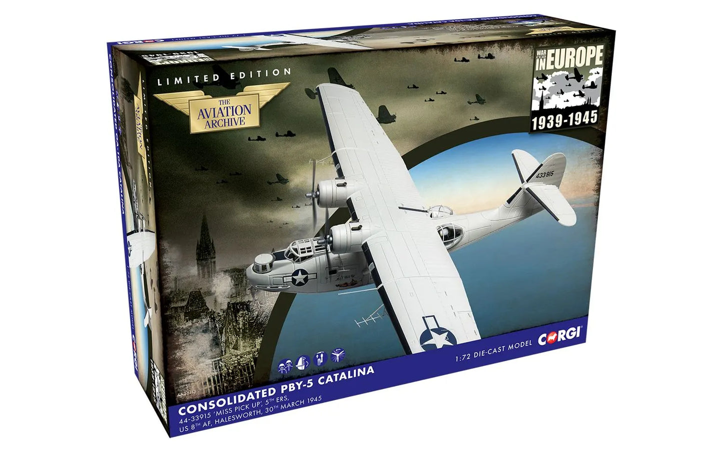 CORGI CATALINA OA-10A USAAF 44-33915 "MISS PICK UP" US 8TH AF HALESWORTH 30TH MARCH 1945
