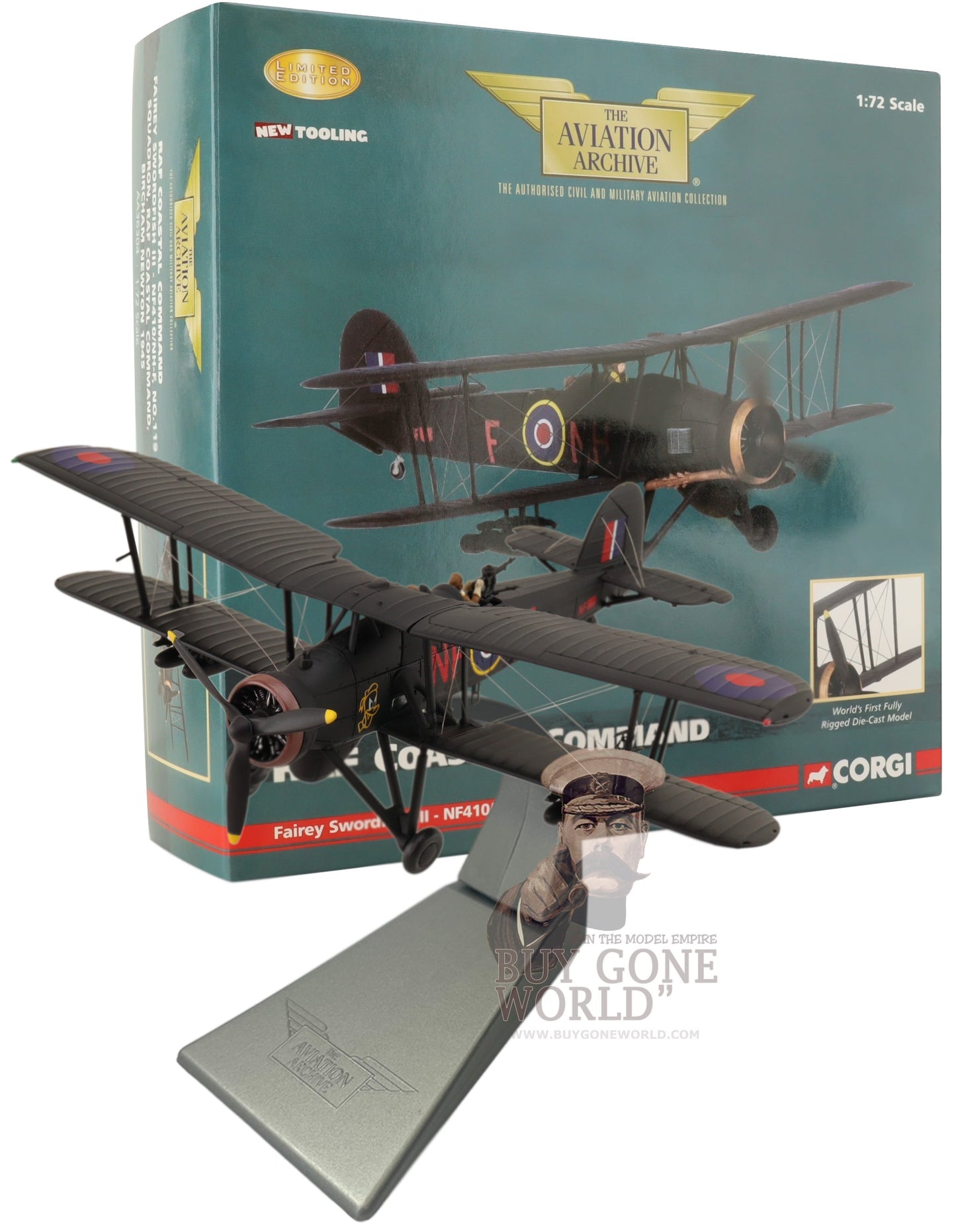CORGI FAIREY SWORDFISH MK III NF410/NH-F No119 SQN COASTAL COMMAND
