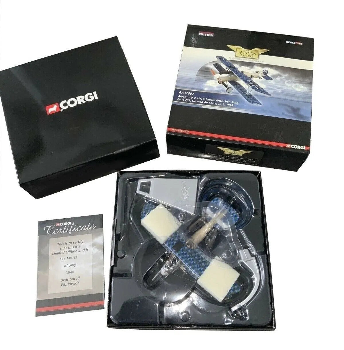 CORGI ALBATROS D.V LUFTSTREITKRAFTE JASTA 23B "FREIDRICH RITTER VON ROTH"