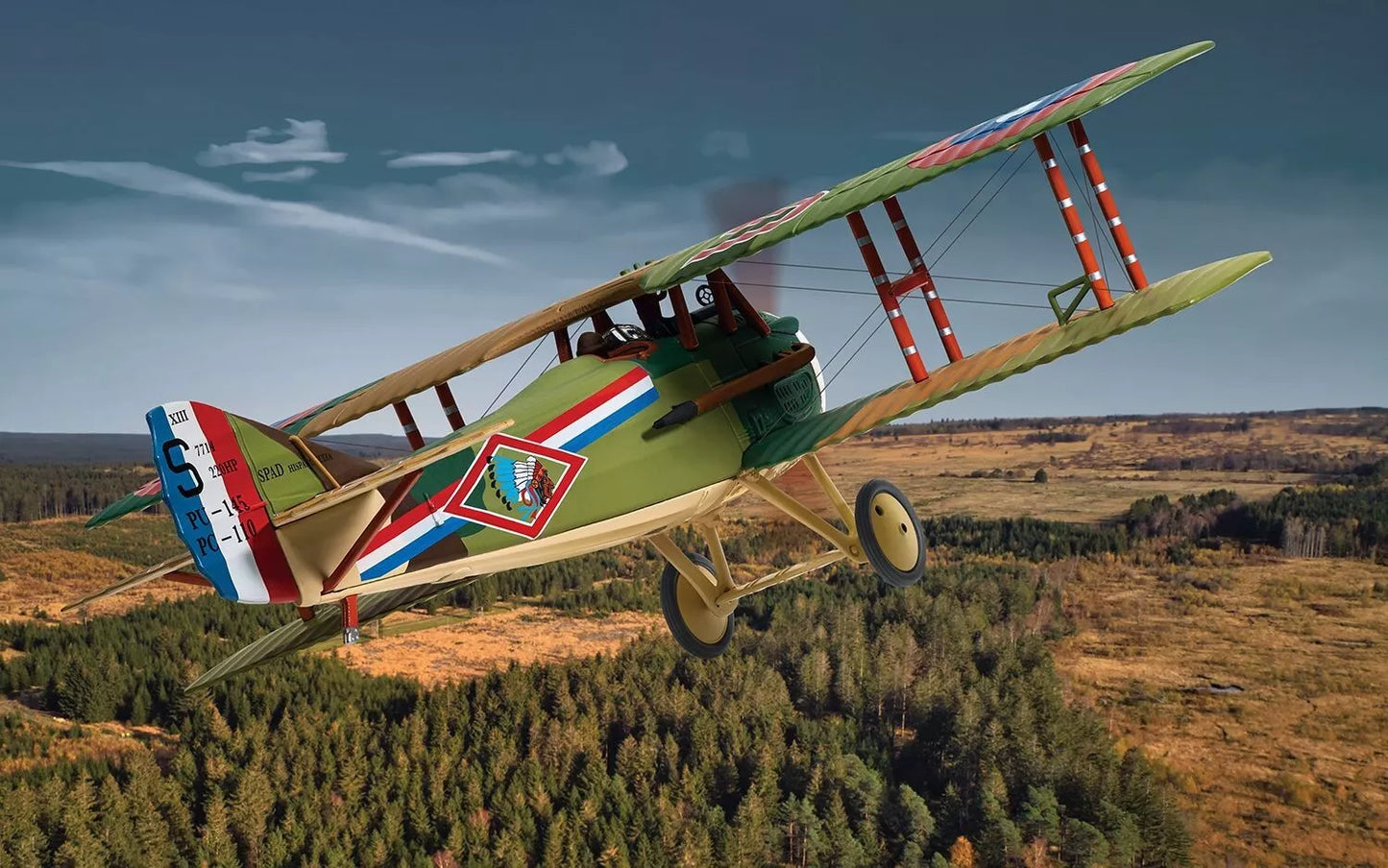 CORGI SPAD S.XIII, S.7714 CAPTAIN ROBERT SOUBIRAN USAS FRANCE 1918