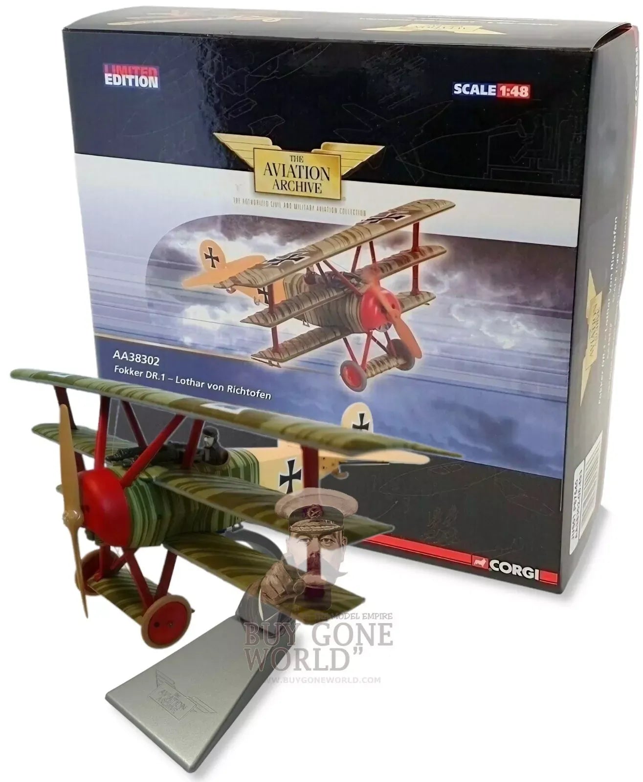 CORGI FOKKER DR.I TRIPLANE LOTHAR VON RICHTHOFEN 1918