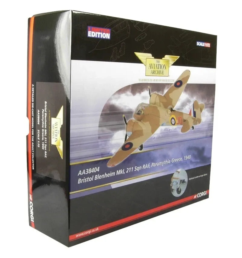 CORGI BRISTOL BLENHEIM MK.I RAF No.211 SQN THE BISH