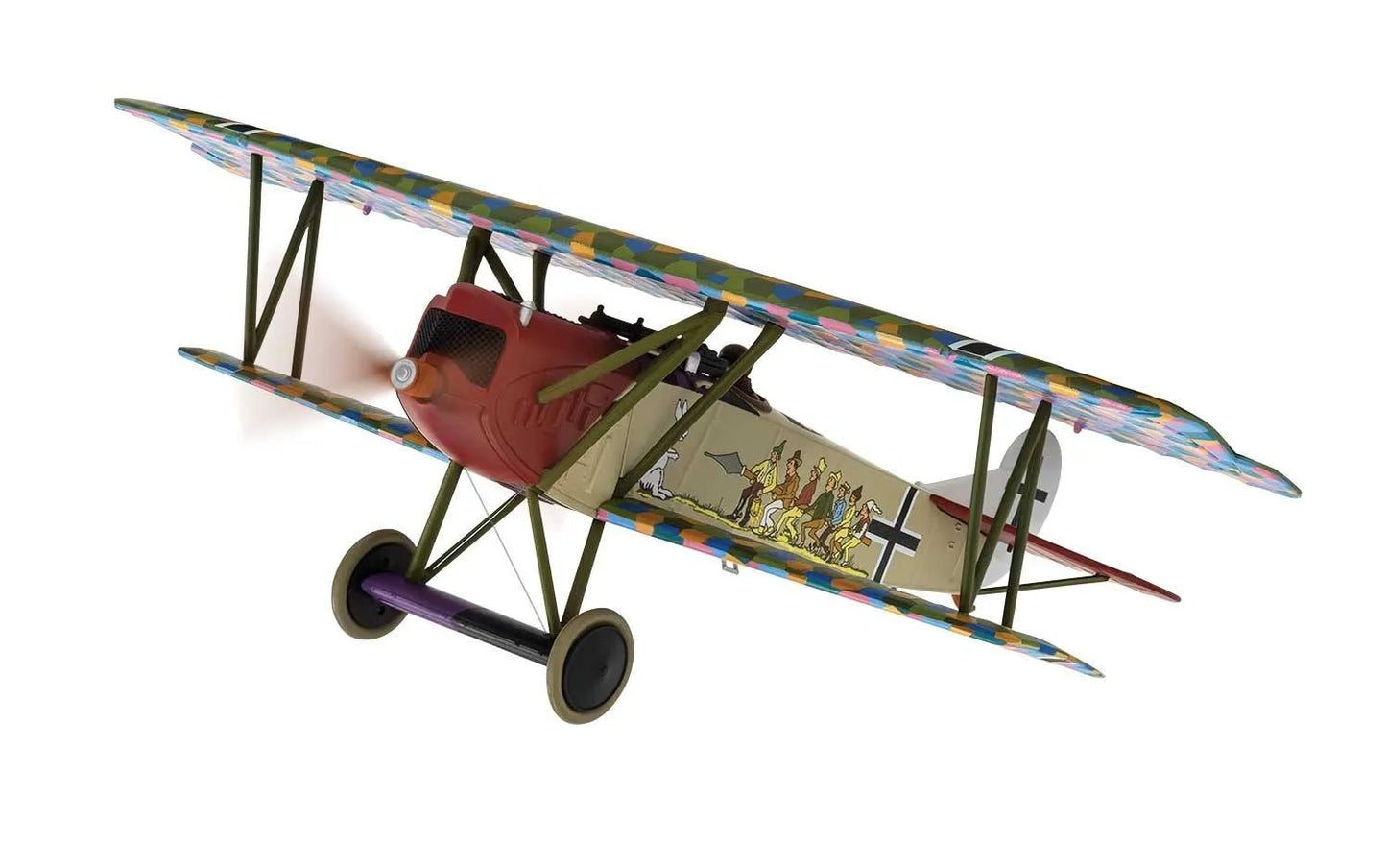 CORGI FOKKER D.VII WILHELM SCHEUTZEL JASTA 65 SEVEN SWABIANS