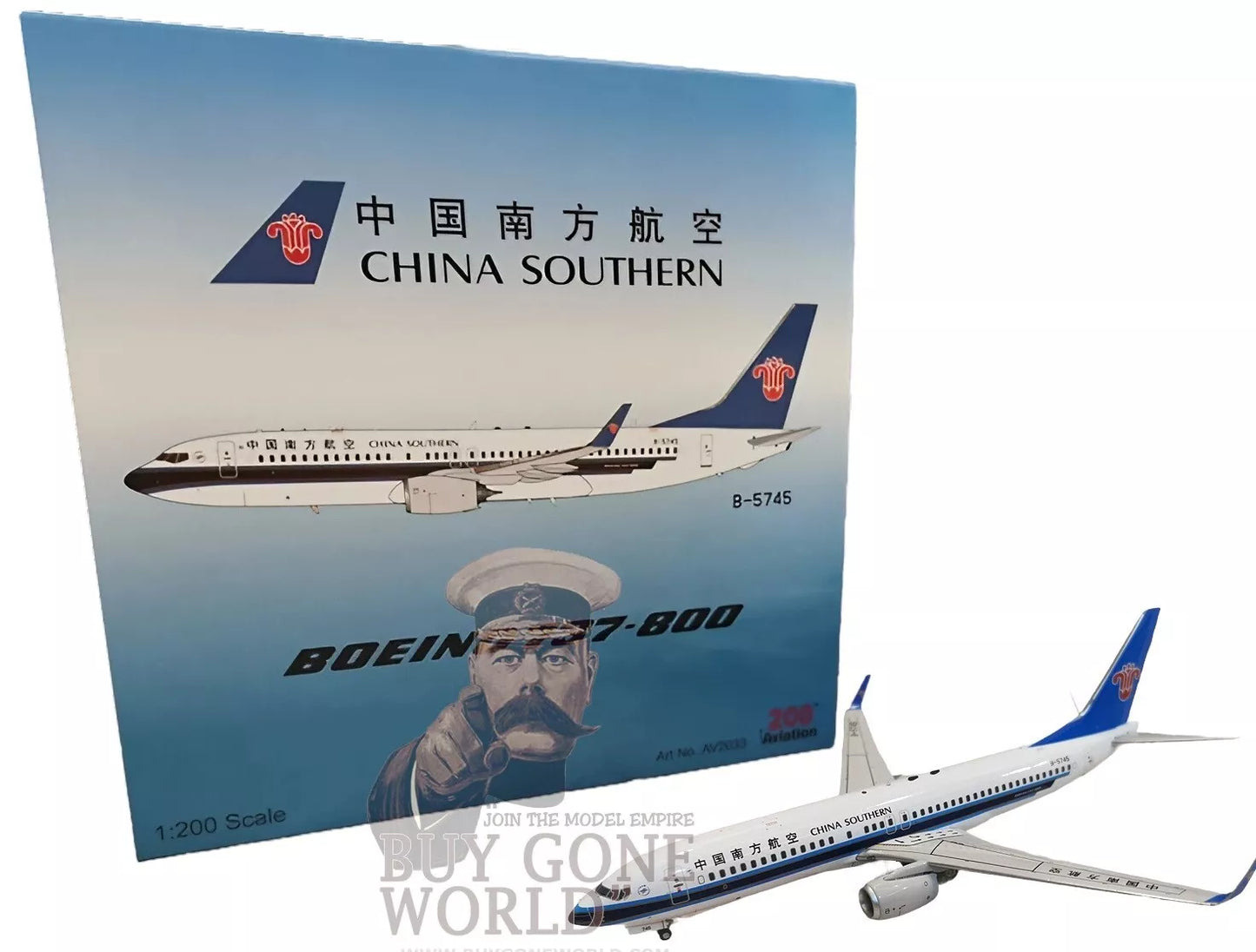 AVIATION 200 CHINA SOUTHERN AIRLINES BOEING 737-81B REG: B-5745