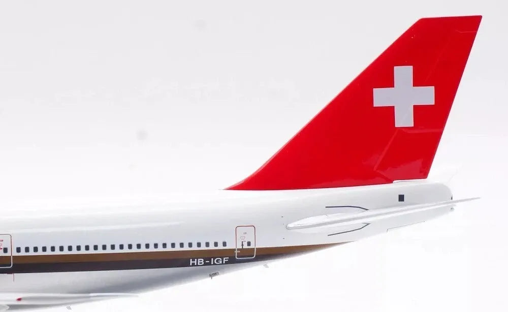 WB MODELS B747-357 SWISSAIR REG:HB-IGF