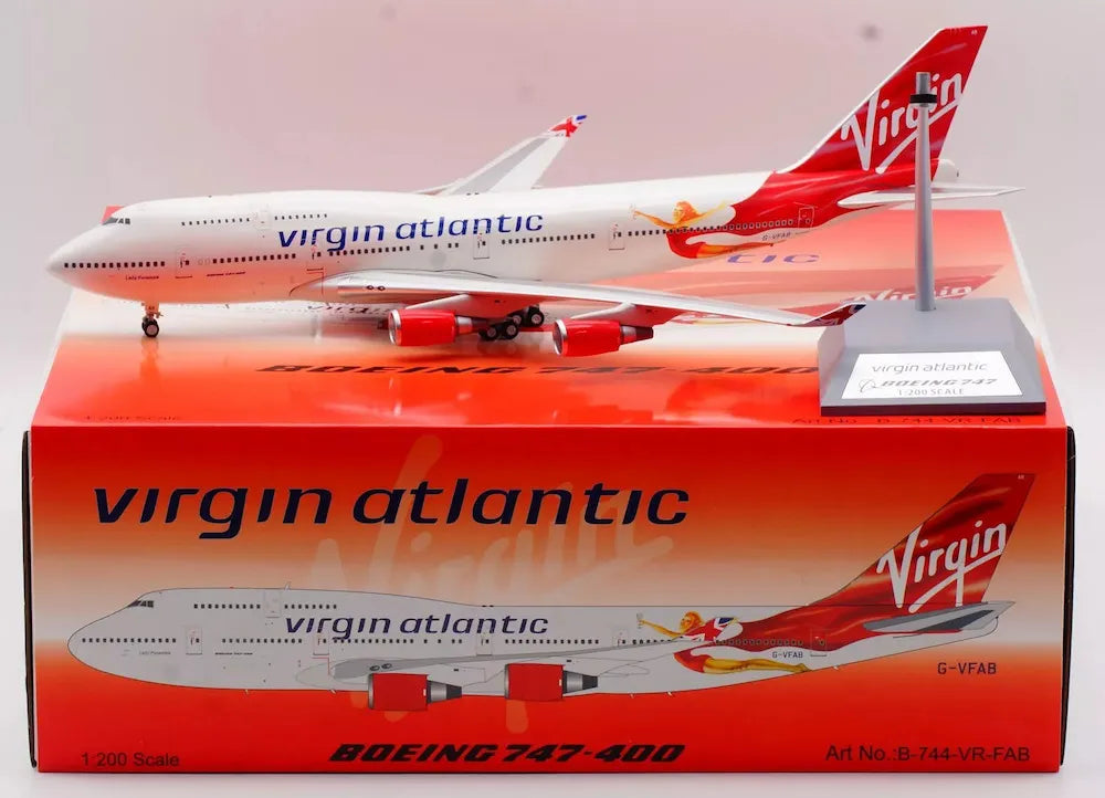 WB MODELS B747-4Q8 VIRGIN ATLANTIC AIRWAYS "LADY PENELOPE" REG: G-VFAB