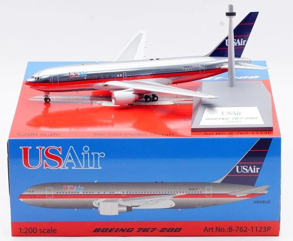 WB MODELS B767-201ER USAIR REG: N648US (POLISHED)