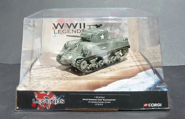 CORGI M4A3 SHERMAN TANK "BLOCKBUSTER" US ARMY