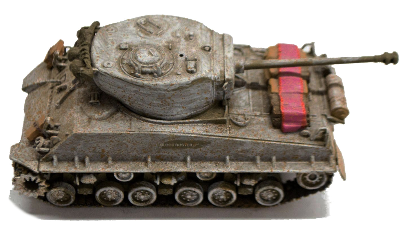 CORGI M4A3E8 SHERMAN "BLOCKBUSTER" US ARMY 3D COMPANY 1944