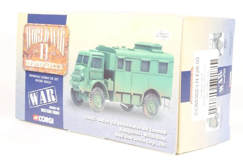 CORGI BEDFORD QLD TRUCK, ROYAL ARMY SERVICE CORPS 1944
