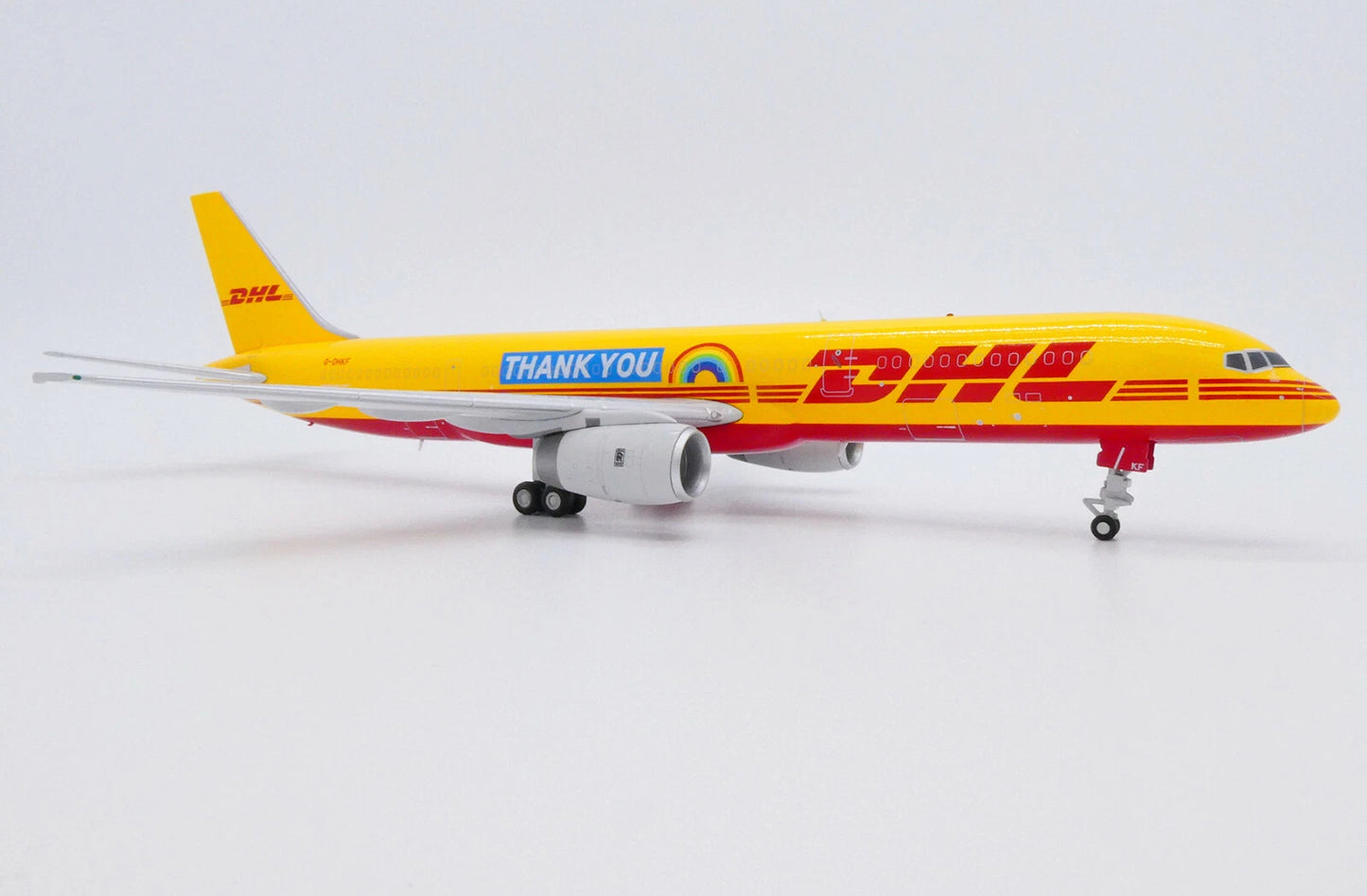 JC WINGS B757-200(PCF) DHL AIR "THANK YOU LIVERY" REG: G-DHKF