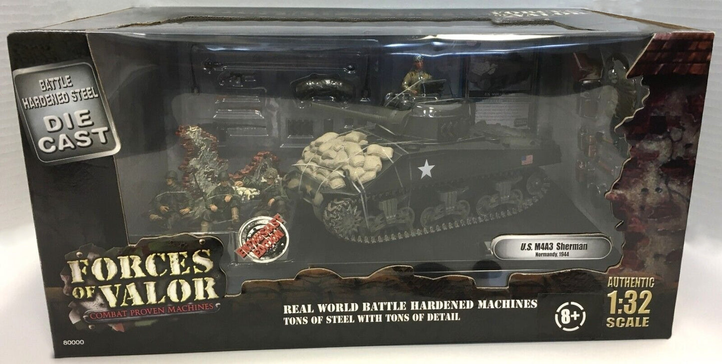 FORCES OF VALOR M4A3 SHERMAN US ARMY NORMANDY D-DAY JUNE 6TH 1944
