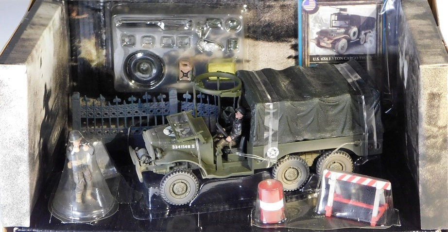 FORCES OF VALOR WC-63 6X6 1.5 TON TRUCK US ARMY WITH TWO FIGURES