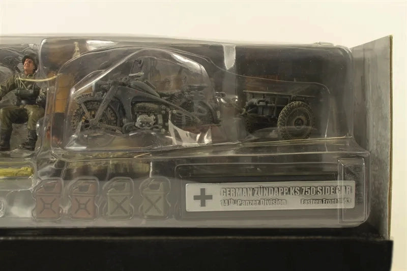FORCES OF VALOR GERMAN ZUNDAPP KS750 WITH SIDECAR 14TH PANZER DIVISION 1943