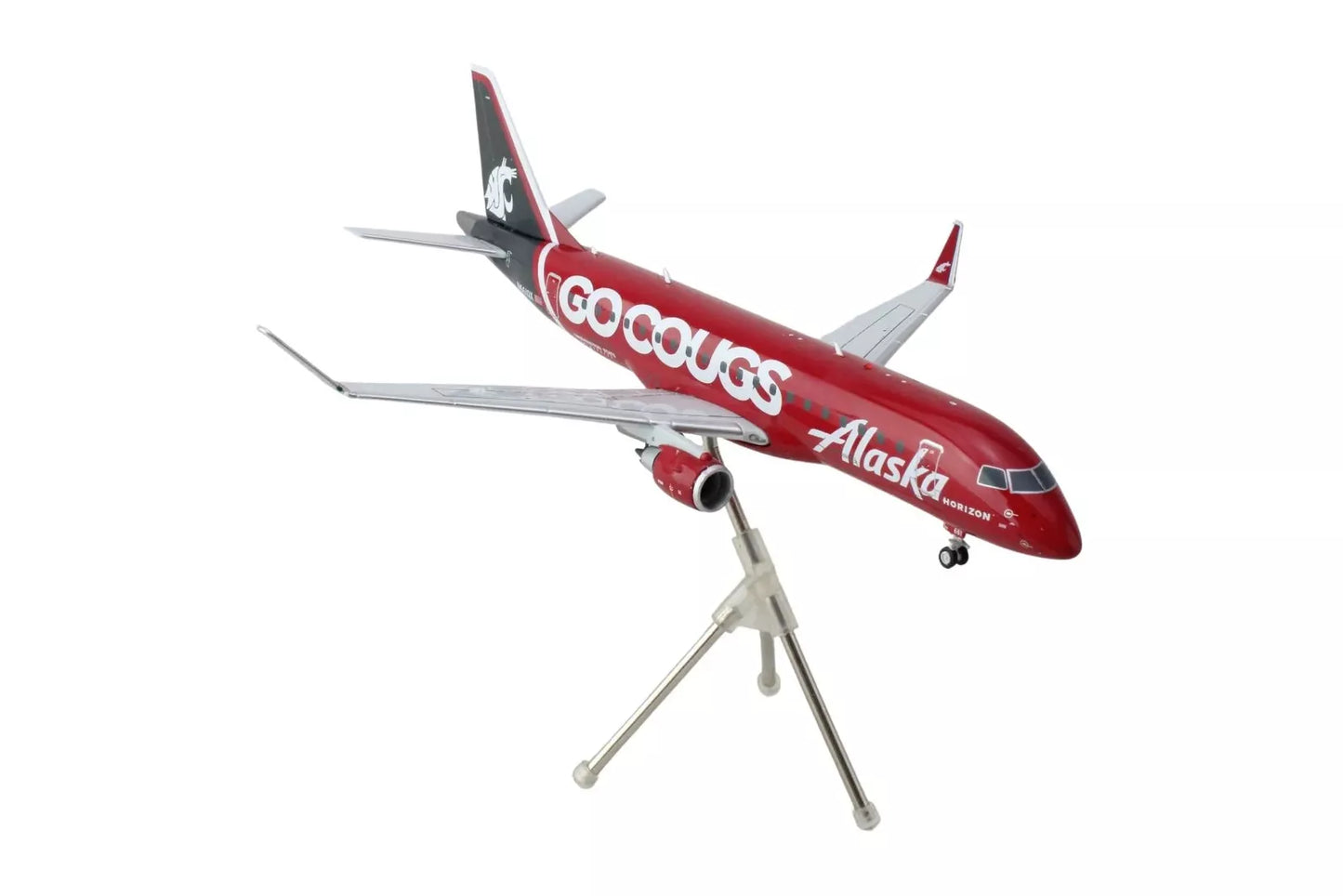 GEMINI JETS E175LR ALASKA AIRLINES/HORIZON AIR "WASHINGTON STATE UNI GO COUGS" REG: N661QX