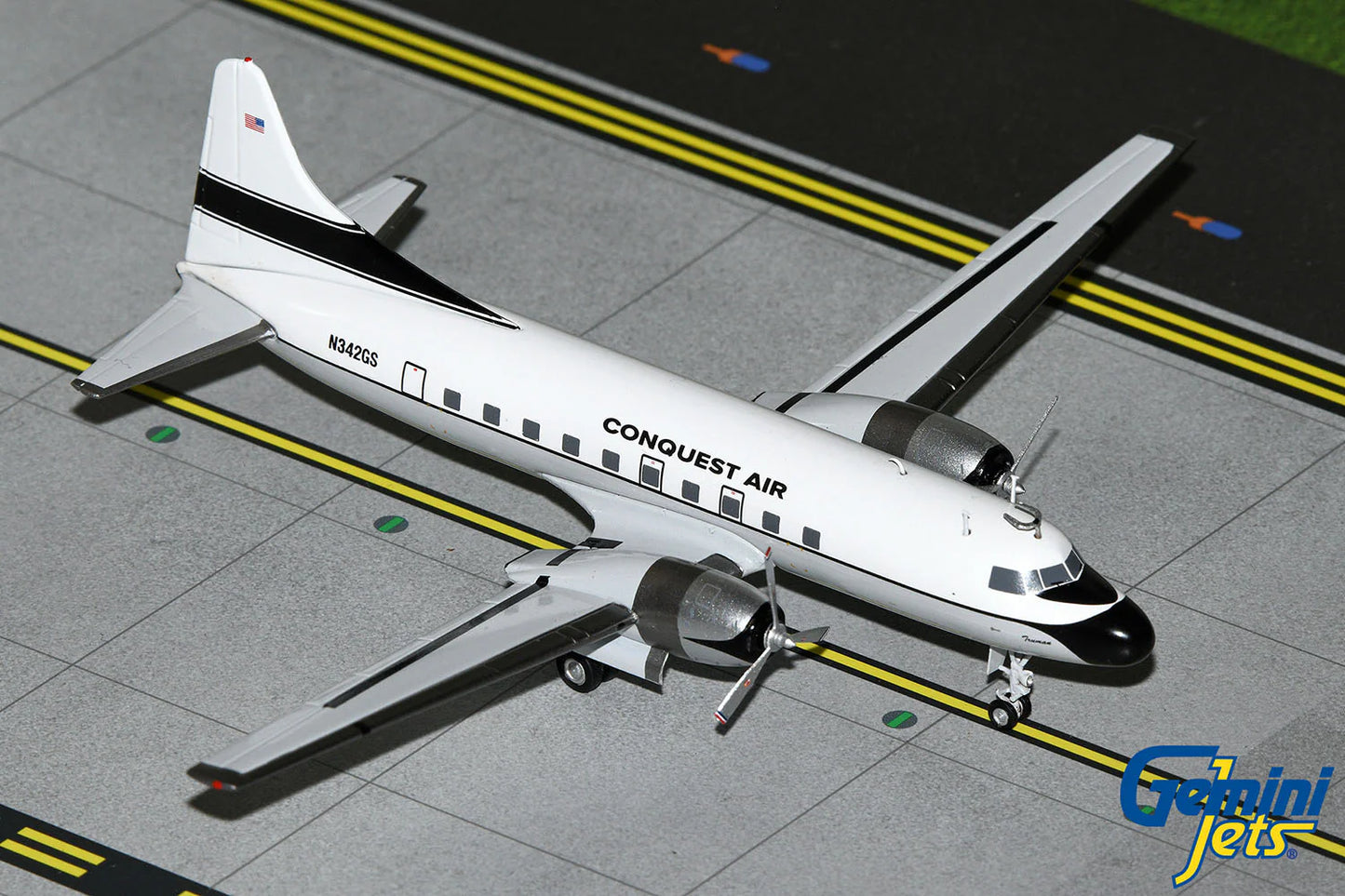 GEMINI JETS C-131F SAMARITAN (CV-340) CONQUEST AIR CARGO REG: N324GS