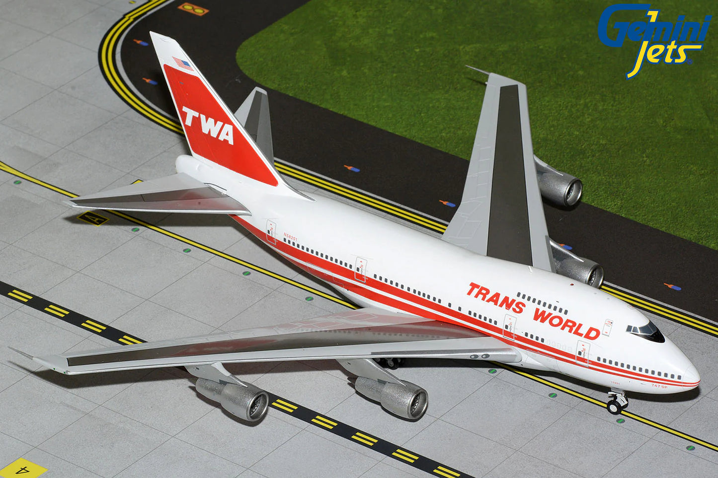 GEMINI JETS B747SP TRANS WORLD AIRLINES (TWA) "BOSTON EXPRESS" REG: N58201