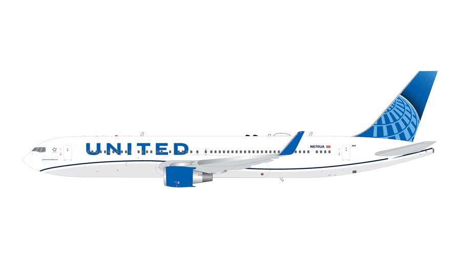 GEMINI JETS B767-300ER(W) UNITED AIRLINES REG: N670UA