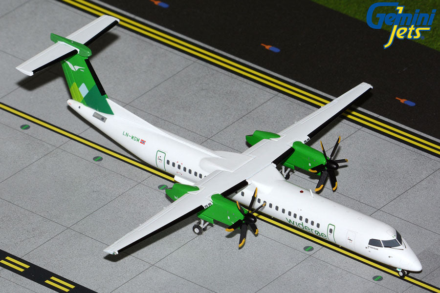 GEMINI JETS DASH 8 Q400 WIDEROE REG: LN-WDM