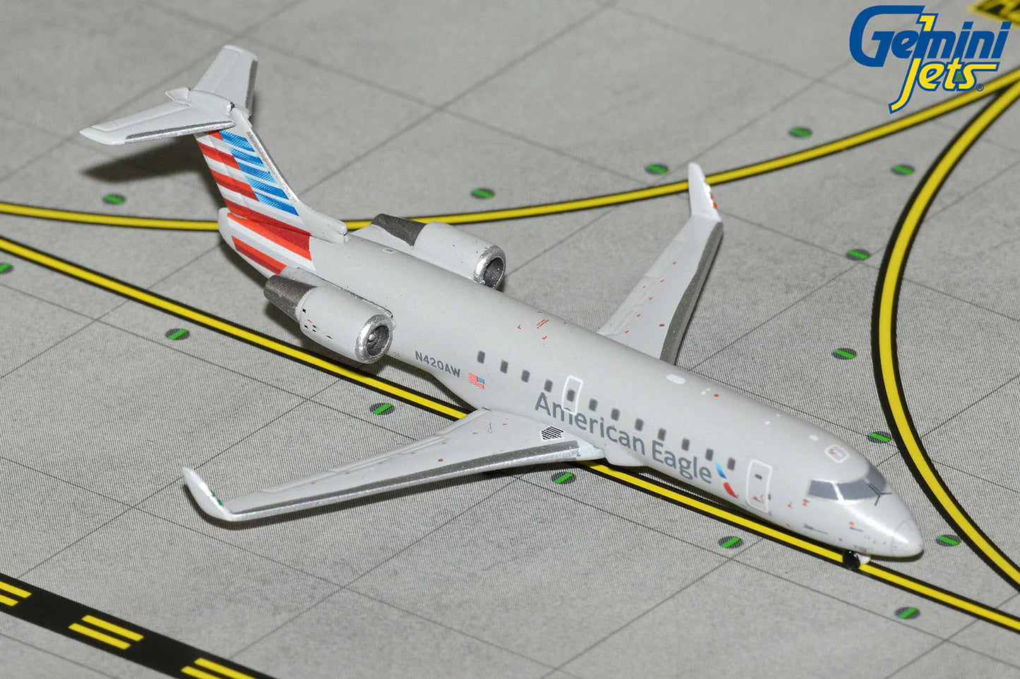 GEMINI JETS CRJ200LR AMERICAN EAGLE / AIR WISCONSIN REG: N420AW