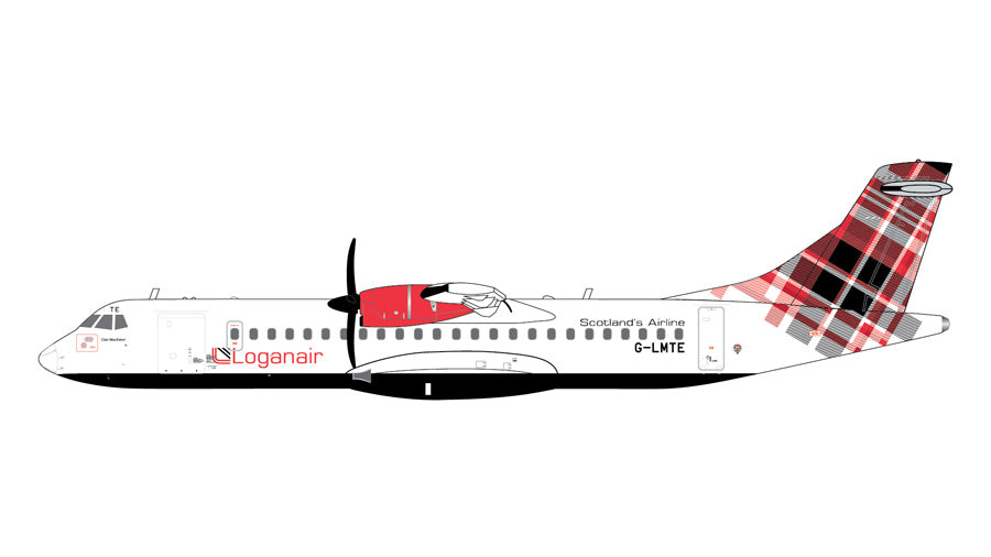GEMINI JETS ATR 72-600 LOGANAIR "RED LIVERY" REG: G-LMTE