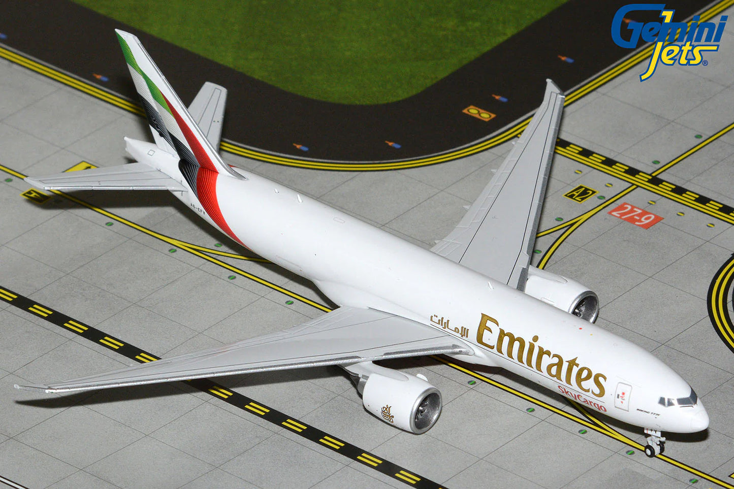 GEMINI JETS B777-200LRF EMIRATES SKYCARGO "NEW LIVERY" REG: A6-EFV