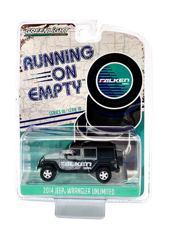 GREENLIGHT 2014 JEEP WRANGLER UNLIMITED, FALKEN TIRES, GREY