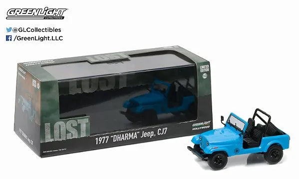 GREENLIGHT 1977 JEEP CJ-7 DHARMA LOST TV SERIES