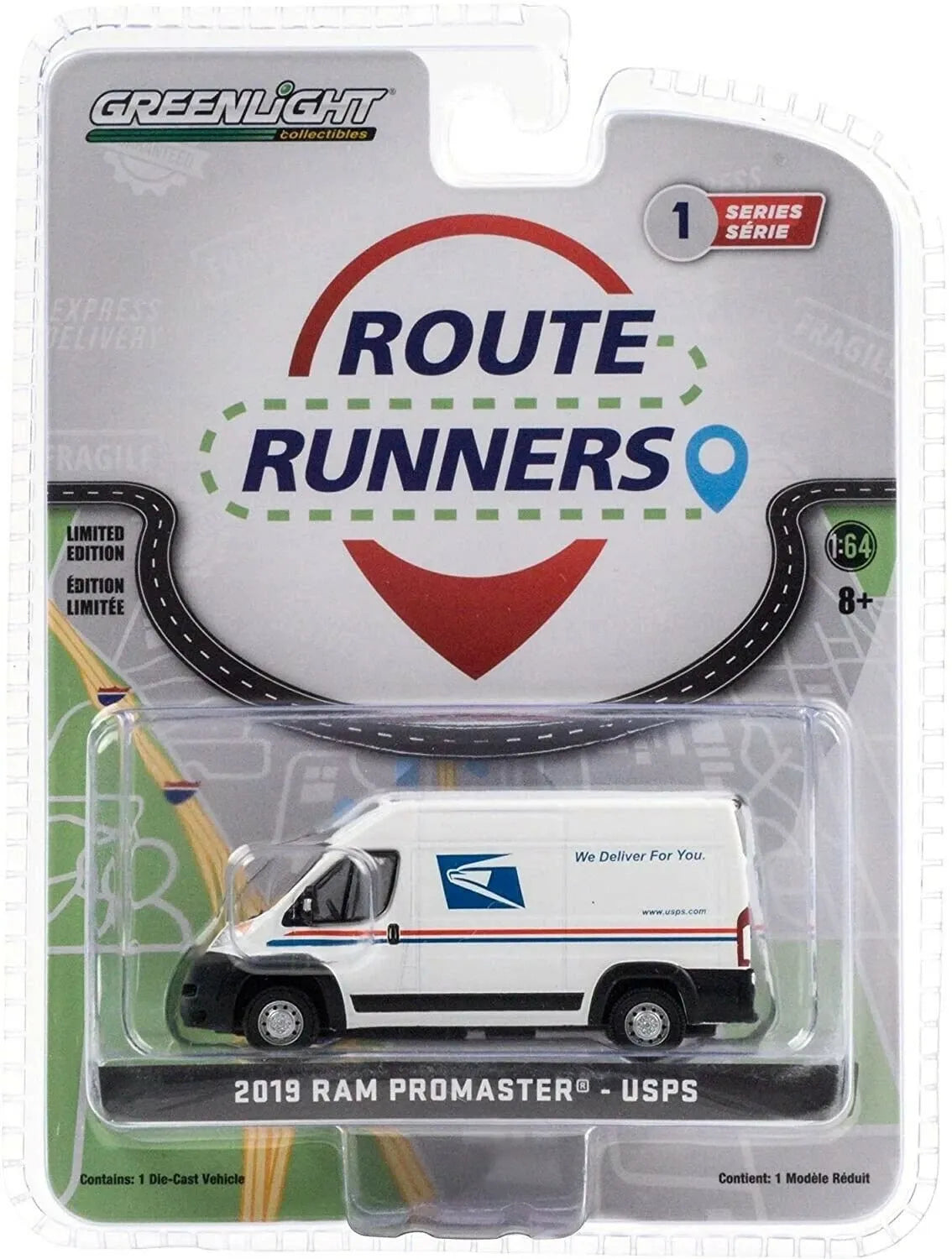 GREENLIGHT 2019 RAM PROMASTER 2500 U.S POSTAL SERVICE