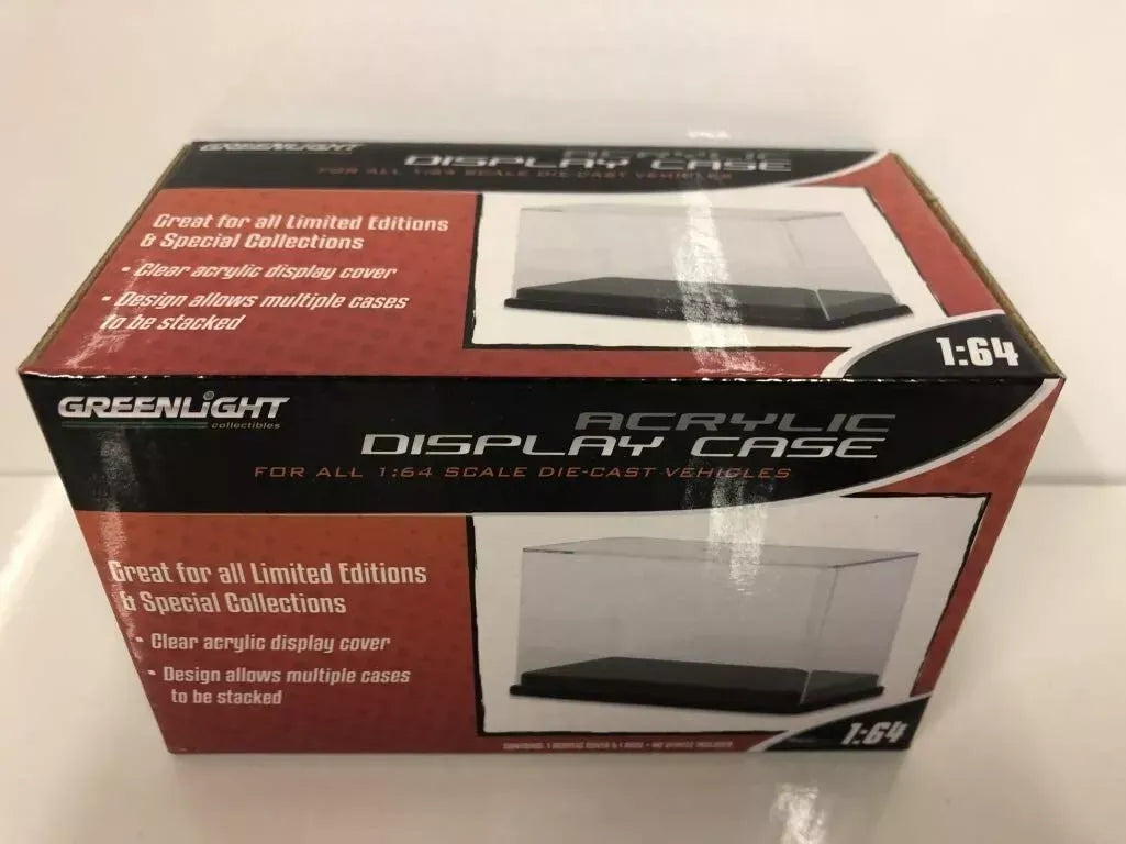 GREENLIGHT ACRYLIC DISPLAY CASE WITH PLASTIC BASE