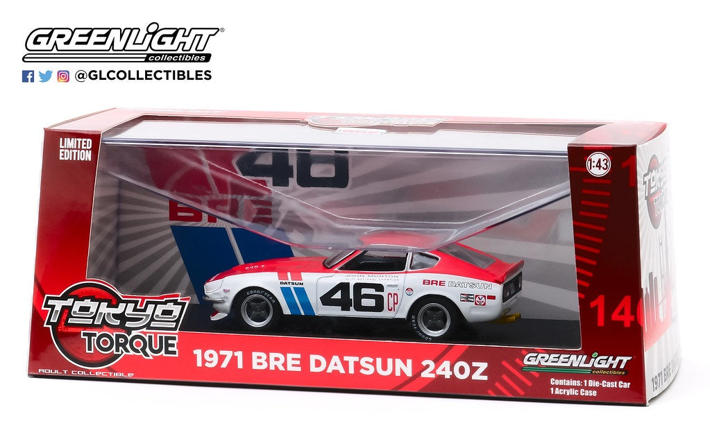 GREENLIGHT 1971 DATSUN 240Z #46 BROCK RACING