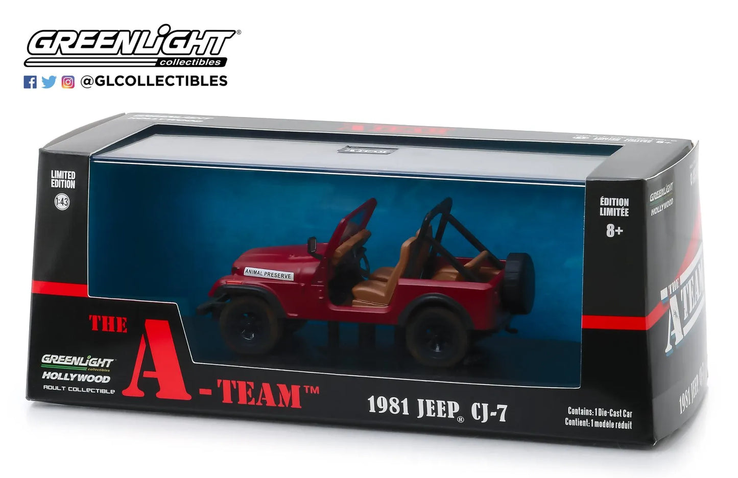 GREENLIGHT 1981 JEEP CJ-7 THE A TEAM