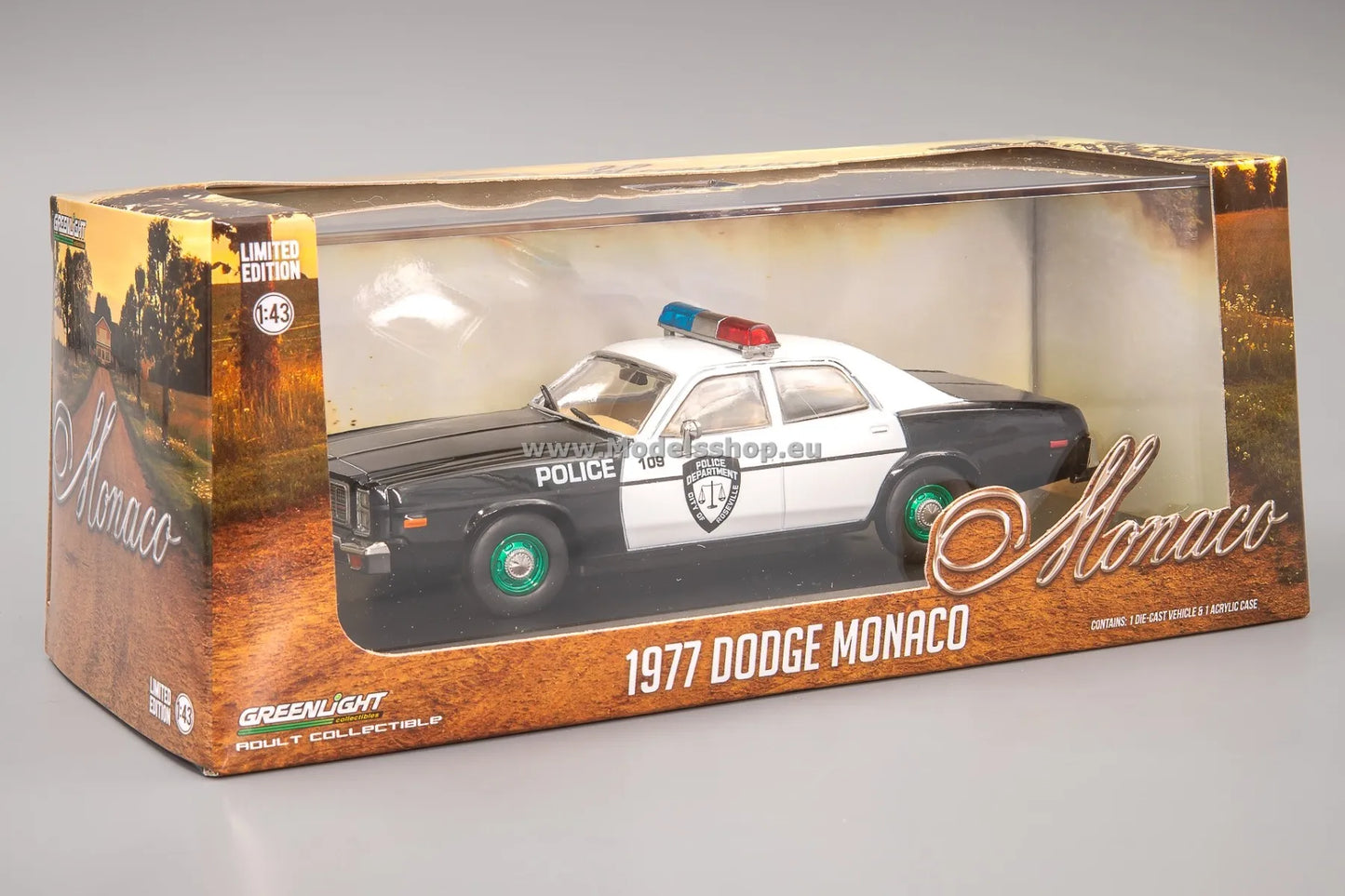 GREENLIGHT 1977 DODGE MONACO ROSEVILLE POLICE