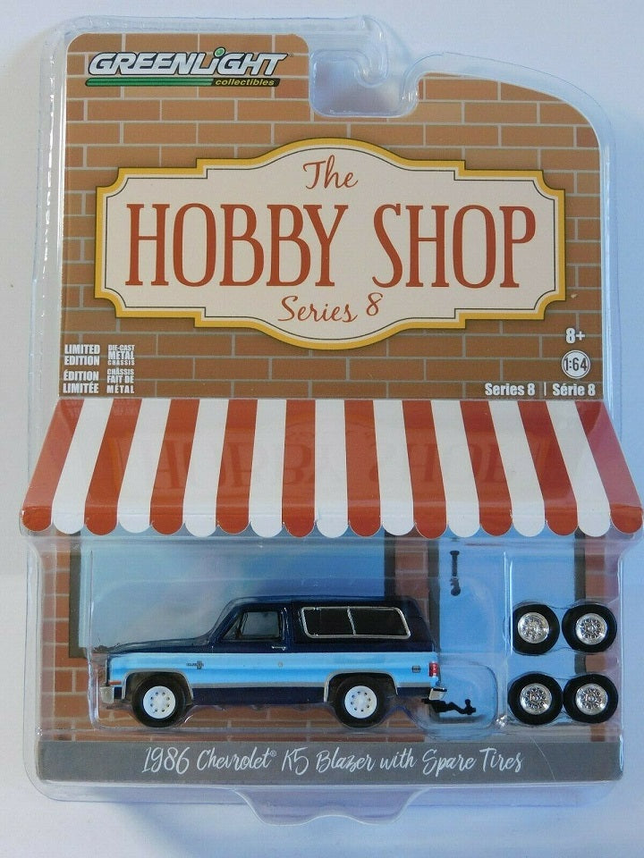 GREENLIGHT 1986 CHEVROLET K5 BLAZER WITH SPARE TYRES
