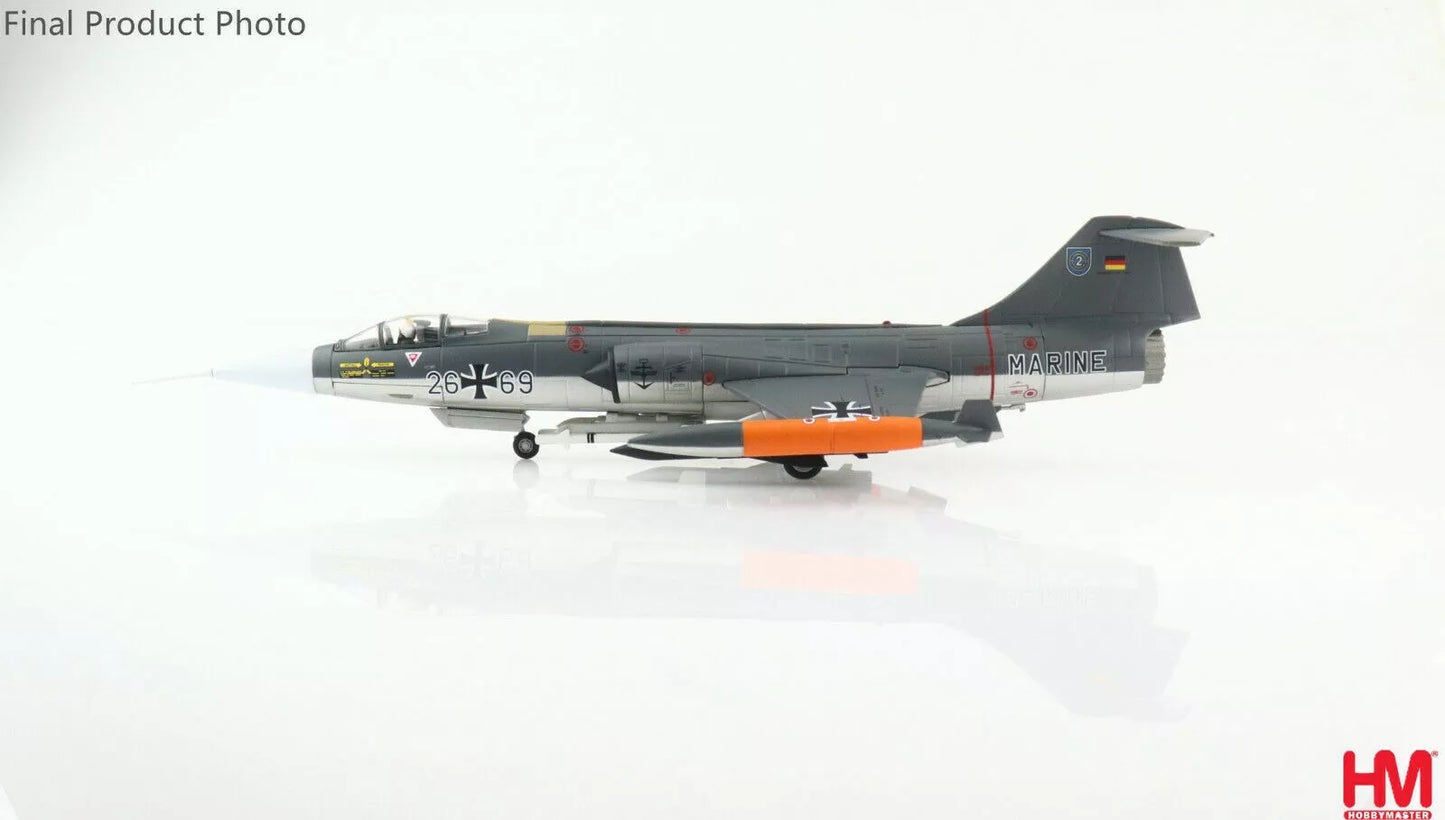 HOBBY MASTER F-104G STARFIGHTER GERMAN NAVY MFG 2 26+69 MARINEFLIEGER 1985