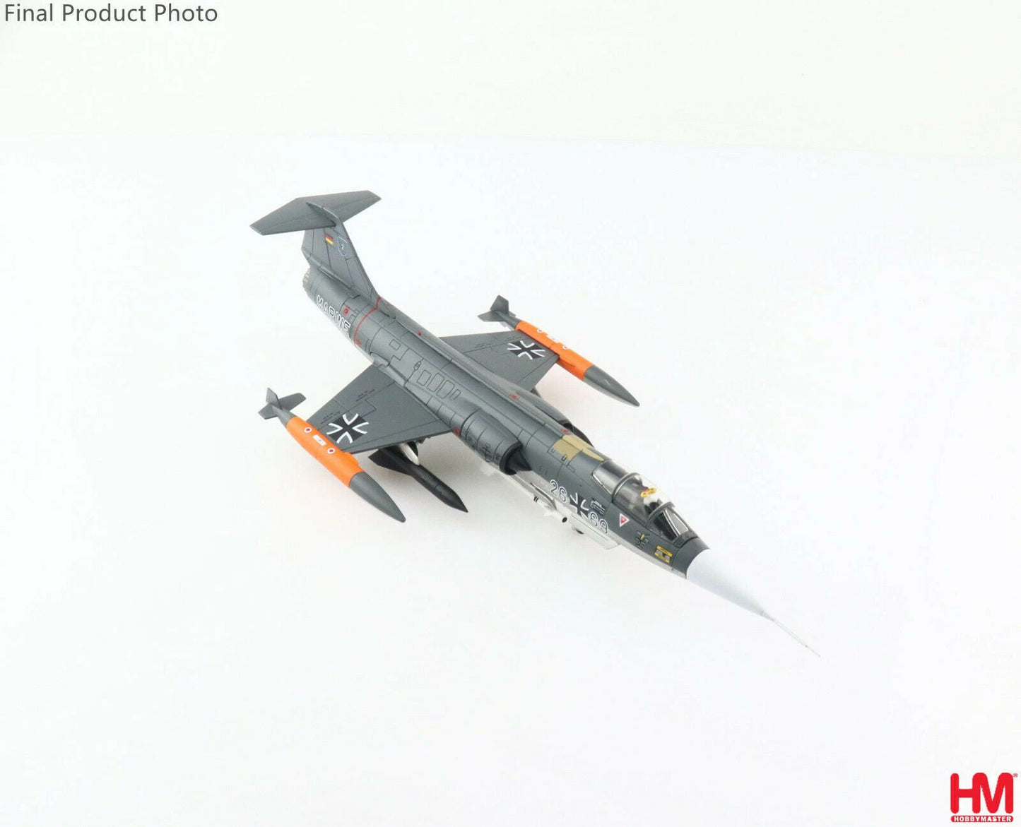 HOBBY MASTER F-104G STARFIGHTER GERMAN NAVY MFG 2 26+69 MARINEFLIEGER 1985