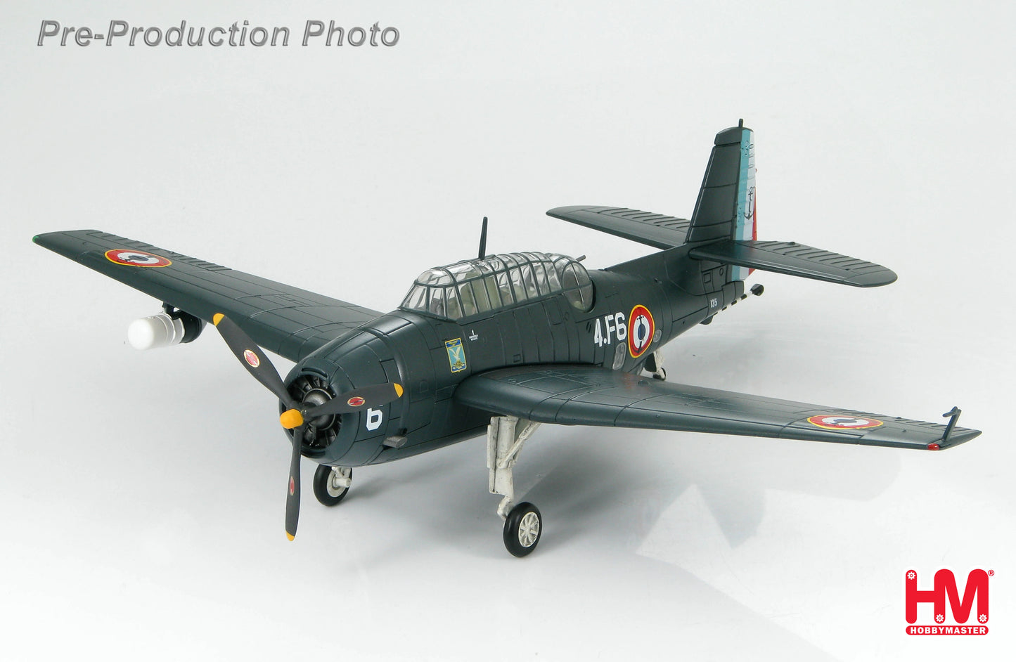 HOBBY MASTER HA1212 1/72 GRUMMAN TBM-3E AVENGER AERONAVALE FLOTILLE 4F, KAROUBA TUNISIA 1953
