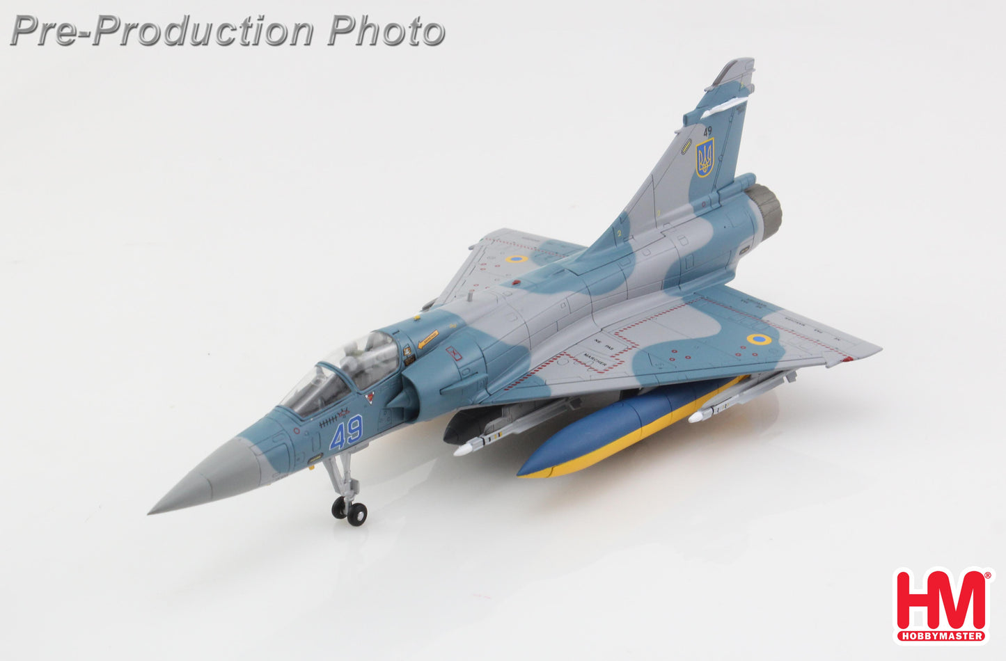 HOBBY MASTER MIRAGE 2000-5F UKRANIAN AIR FORCE 2025 (WITH NO. 1 AND 2 PLANES DECAL)
