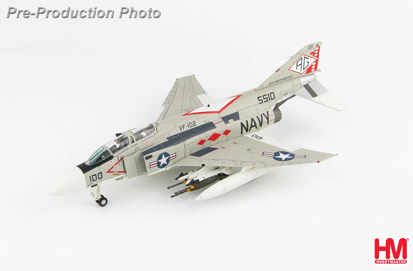 HOBBY MASTER F-4J PHANTOM II USN US INDEPENDENCE 1976