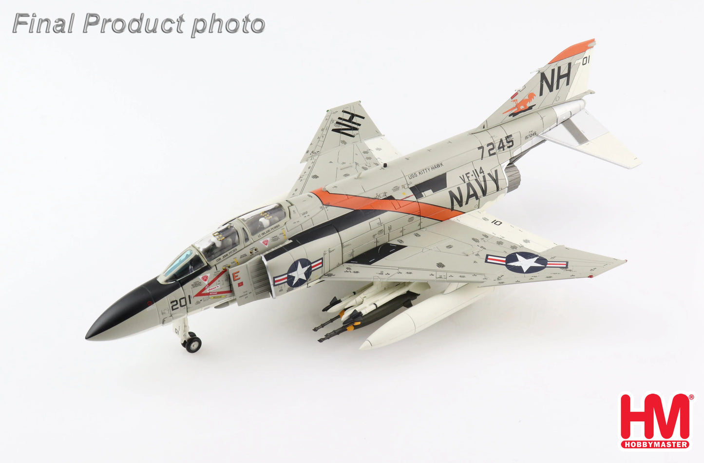 HOBBY MASTER F-4J PHANTOM II MIG-21 KILLER, 1972