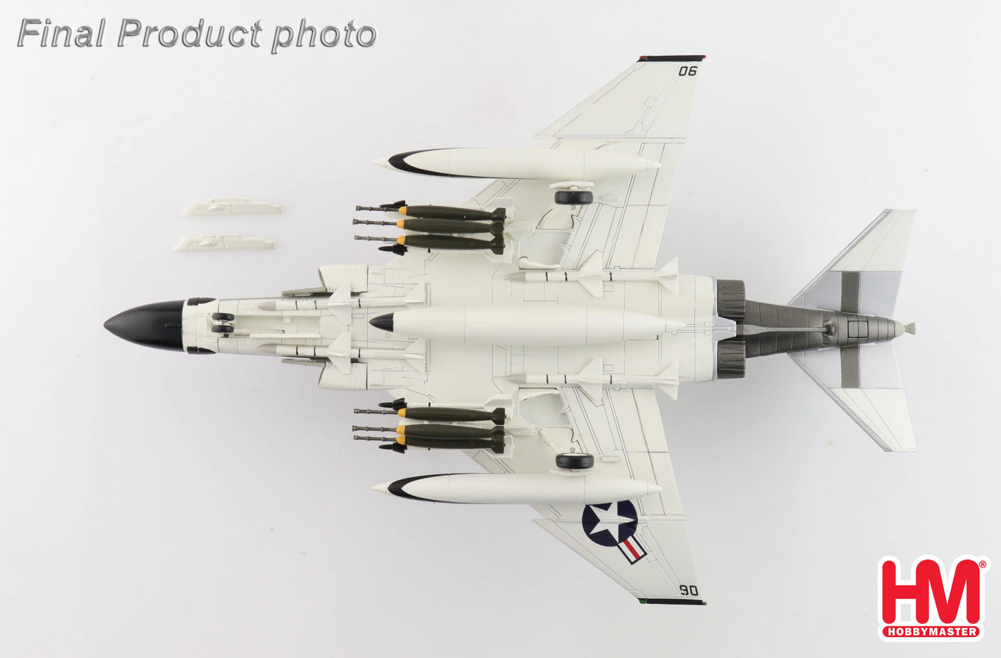 HOBBY MASTER F-4J SHOWTIME 106155769 VF-96 USS CONSTELLATION MAY 1972